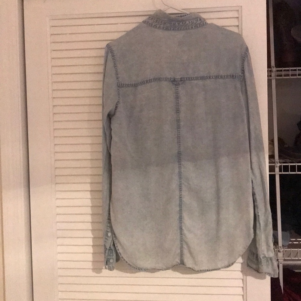 Abercrombie & Fitch Jean Button Down Size - image 3